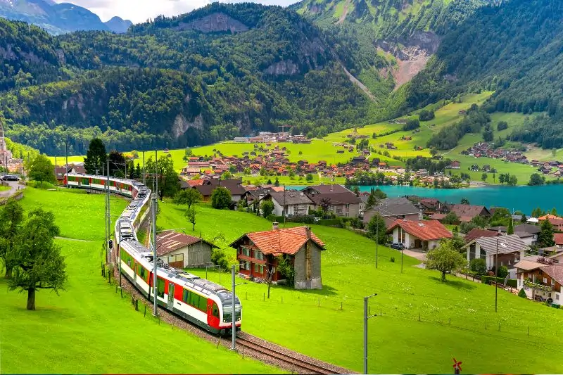 Swiss Village Lungern, Switzerland