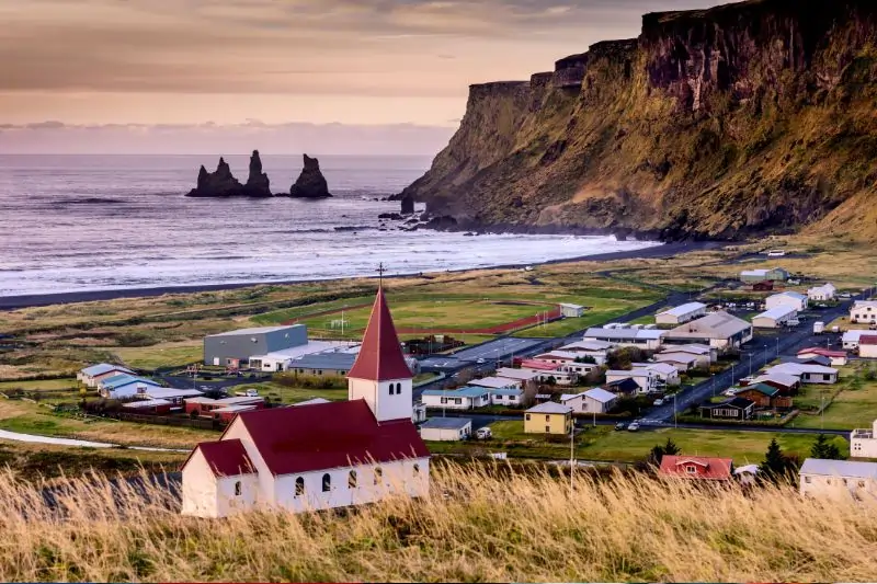 Vik -Town in Southern Iceland 