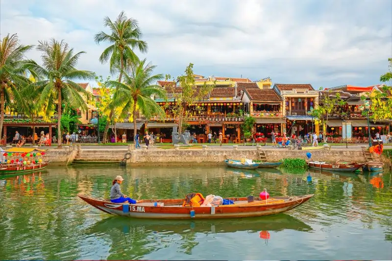 Boat in Hoi An Vietnam