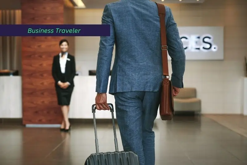 4 star hotels in Rome, Business Traveler Arriving at Hotel