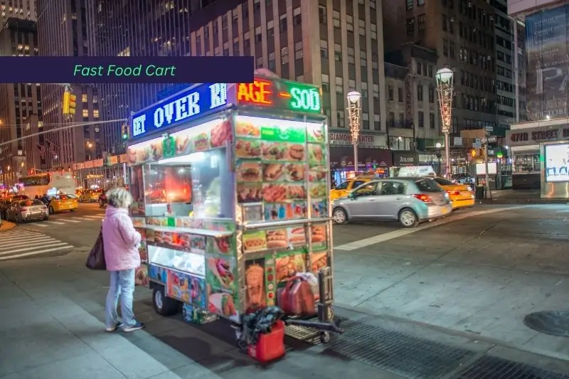 things to do with teenager in new york city, Fast Food Cart