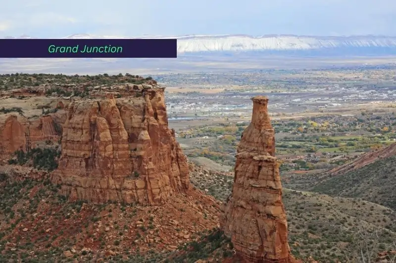 weekend getaways in colorado, Independence Monument over Grand Junction