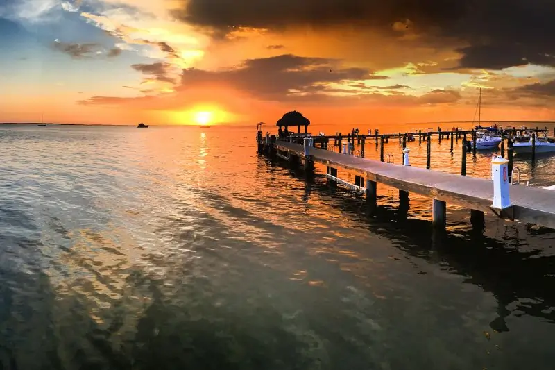 best beaches in key largo florida, Key Largo Sunset