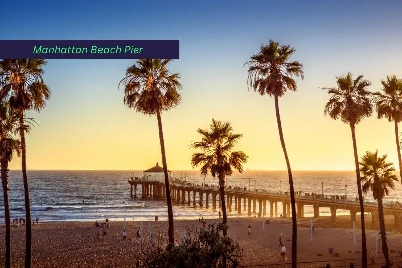 south bay hiking spots la, Manhattan Beach Pier at Sunset