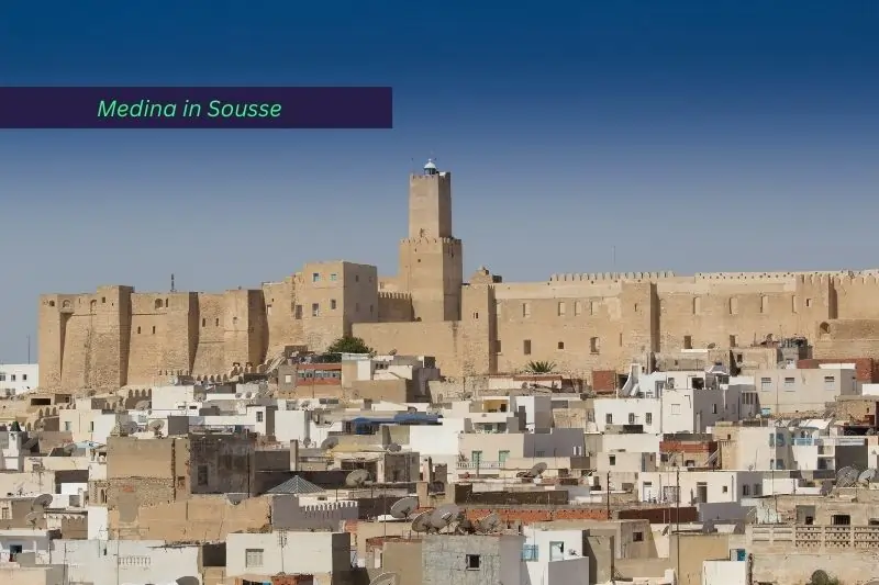 visit a coastal town in tunisia, Medina in Sousse