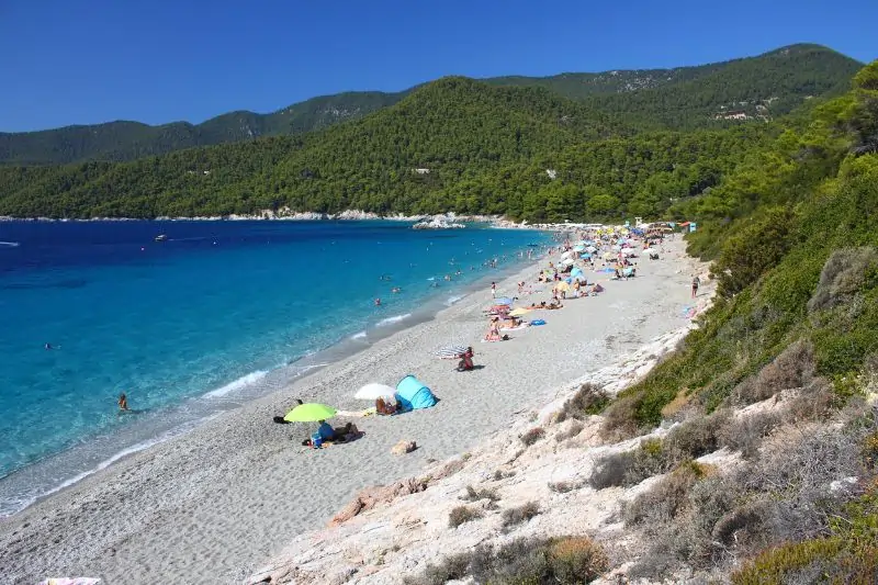 go fishing in Skopelos, Milia Beach Skopelos Sporades Islands Greece