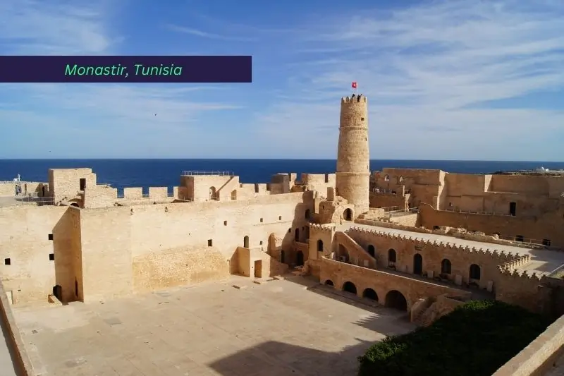 visit a coastal town in tunisia, Monastir, Tunisia