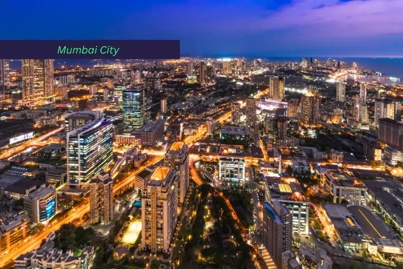 Is India a good travel destination? View of Mumbai City from floor 75